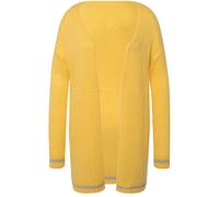 Cardigan donna MIAMODA taglie forti glitter polsini forma aperta