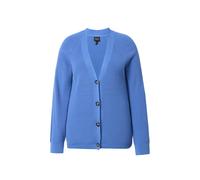 Cardigan donna Ulla Popken taglie forti bottoni scollo a V manica lunga 843042