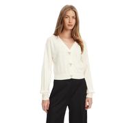 Cardigan Eco Lyla con Fiocco, Bianco panna., S