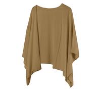 Cardigan Estivo da Donna Cardigan Maglia Donna Elegante Cappotto Maglione Cardigan Giacca Pizzo Traspirante Crochet Cardigan Taglie Forti Donna, Caffè, S