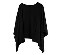 Cardigan Estivo da Donna Cardigan Maglia Donna Elegante Cappotto Maglione Cardigan Giacca Pizzo Traspirante Crochet Cardigan Taglie Forti Donna, nero, XXL