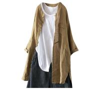 Cardigan estivo leggero a maniche lunghe cardigan bianchi lunghi gilet da donna trench coat lavorato a maglia per le donne UK Felpa tinta unita Fabricoat Cardigan estivo Abito Haori primavera manica 3