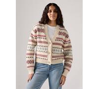 Cardigan Gala Fairisle Blu / Hayley Fair Isle White Swan levi > clothing > women
