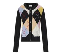 CARDIGAN HARLEQUIN NERO GANNI M