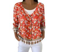 Cardigan larghi da donna con stampa autunnale casual alla moda con scollo a V cardigan irregolare solido drappeggiato colletto aperto davanti cappotto, giallo chiaro, M