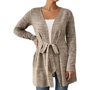 Cardigan Lunghi Invernali Donna di Elegante Biker Imbottiti Sportive Pelo Brillantinata Frac Particolare Leopardata Pizzo Giovanili Marroncino Scialle Le su Pietre Personalizzati Maglioncino