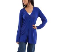 Cardigan Lungo Donna Elegante Coprispalle Spolverino Bottoni TOOCOOL VB-4222