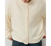 Cardigan maniche lunghe girocollo DAMSVILLE Beige M/L Tinta unita