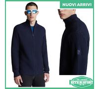 Cardigan North Sails uomo manica lunga maglione collo alto con zip casual moda
