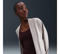 Cardigan oversize Dri-FIT Nike Zenvy - Donna - Grigio XS (IT 36-38)