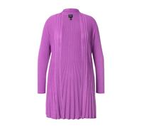 Cardigan plissettato Ulla Popken da donna taglie forti linea A collo sciallato