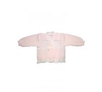 Cardigan scaldacuore incrociatino coprifasce la rocca bimba neonato rosa - TU