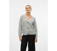 Cardigan scollo a V Grigio XS Tinta unita