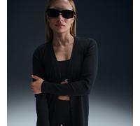 Cardigan slim fit a costine Nike Chill Knit - Donna - Nero L (IT 48-50)