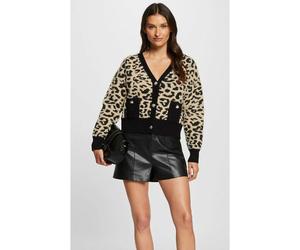 Cardigan stampato a maniche lunghe Multicolore M Fantasia