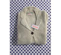 Cardigan SUN 68 Donna - Over 1 Bottone - Panna - 27267