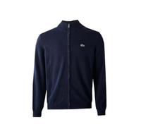 Cardigan Uomo Lacoste Full Zip Collo Alto AH9502 166 Blu