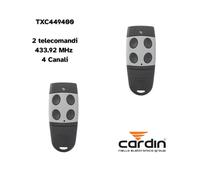 Cardin TXC449400 - Trasmettitore a 4 Canali 433.92 MHz Kit 2 pz
