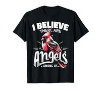 Cardinal Bird Credo che ci siano angeli tra noi Red Cardin Maglietta