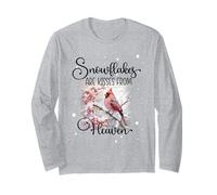 Cardinal Bird Memorial, i Fiocchi di Neve Sono Baci dal Cielo Maglia a Manica