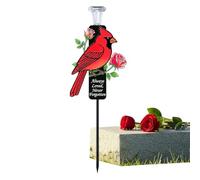 Cardinale Decorazione per il Giardino Cartello Decorativo con Luce