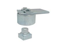 CARDINE A CUSCINETTI PER CANCELLI IN FERRO Ø 70mm. PARTE SUP.