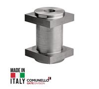 CARDINE A FASCETTA REGOLABILE M27 CON TRONCHETTO PER CANCELLI A BATTENTE