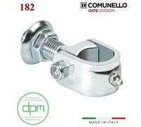 CARDINE FASCETTA REGOLABILE COMUNELLO M18 PIASTRA TONDA PER CANCELLI A BATTENTE