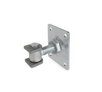 Cardine superiore con alette e piastra regolabile cod. 205P Brevetti Adem