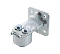 Cardine superiore con cuscinetto Ø50 REGOLABILE da fissare Zincato 345R.MPST