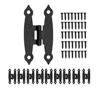 Cardini Mobili Antico Cerniere Stile Vecchio - Cucina, Bagaglio, Antiche, Retrò con 40 Viti, 65X33MM, per Ante Armadio, Toletta, Scatole in Stile Vintage, 10 Pezzi