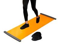 Cardio and Strength Training: This slide board for exercise supports deep