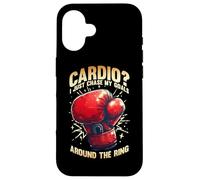CARDIO? JUST CHASE MY GOALS AROUND THE RING Custodia per iPhone 16