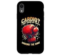 CARDIO? JUST CHASE MY GOALS AROUND THE RING Custodia per iPhone XR