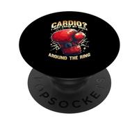 CARDIO? JUST CHASE MY GOALS AROUND THE RING PopSockets PopGrip Adesivo