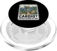 Cardio non ho mai sentito parlare del suo divertente trekking scheletro escursionismo PopSockets PopGrip per MagSafe