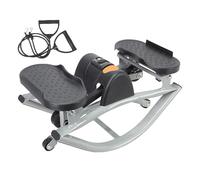 Cardio Stepper Portatile - Mini Macchina Per Esercizi Stepper Da 19,68 Pollici | Step Machine Esercitatore - Esercitatore Compatto Per Gambe Con Movimento Twist Per Allenamenti Di Tutto Il Corpo