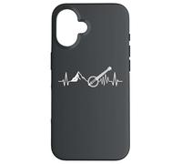 Cardiogram Banjo Appalachian-Mountain Bluegrass-Music Banjo Custodia per iPhone 16