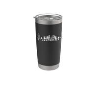 Cardiogram Skyline UK Manchester Bicchiere termico in acciaio inox doppia parete