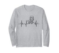 Cardiogramma del dentista Medico dentale Frequenza cardiaca Maglia a Manica