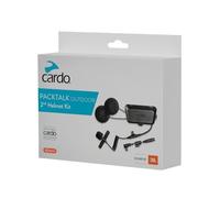 CARDO 2° Casco da Esterno, PACKTALK Outdoor 2nd Helmet Kit-Sistema di Comunicazione Ideale per Sci, Snowboard e Ciclismo Unisex, 2024