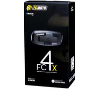 Cardo FC4X FC-Moto Edition Bluetooth Sistema di comunicazione Confezione singola, nero per maschi