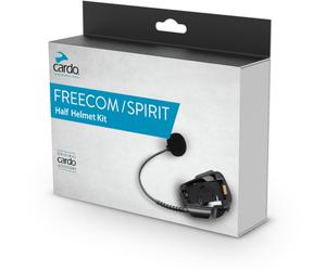 Cardo Freecom Line Set di espansione casco jet / mezzo casco, nero, Taglia unica