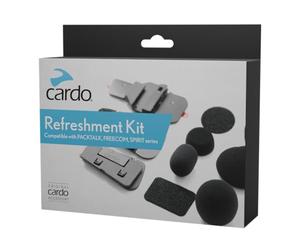 Cardo Kit Packtalk/Freecom 4X / Spirit HD Intercom Support/Headphones/Microphone Kit One Size