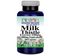 Cardo Mariano 1000Mg (Silymarina) Estratto 200 Capsule Di Vitamine Perché