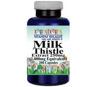 Cardo Mariano 1000Mg (Silymarina) Estratto 200 Capsule Di Vitamine Perché