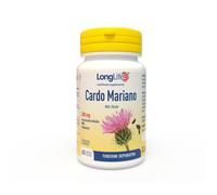 LongLife® Cardo Mariano 300 mg | Estratto vegetale titolato all'80% in silimarina | Funzione depurativa | Fino a 2 mesi di trattamento | Senza glutine e vegano