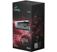 Cardo Packtalk Custom Sistema di comunicazione Set singolo, Argento, Taglia unica