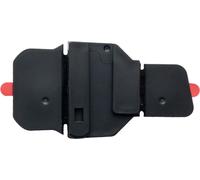 Cardo Packtalk Pro/Edge/Neo/Custom Piastra adesiva, nero, Taglia unica
