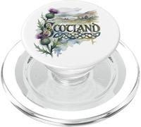 Cardo scozzese scozzese con rovine del lago e del castello PopSockets PopGrip per MagSafe